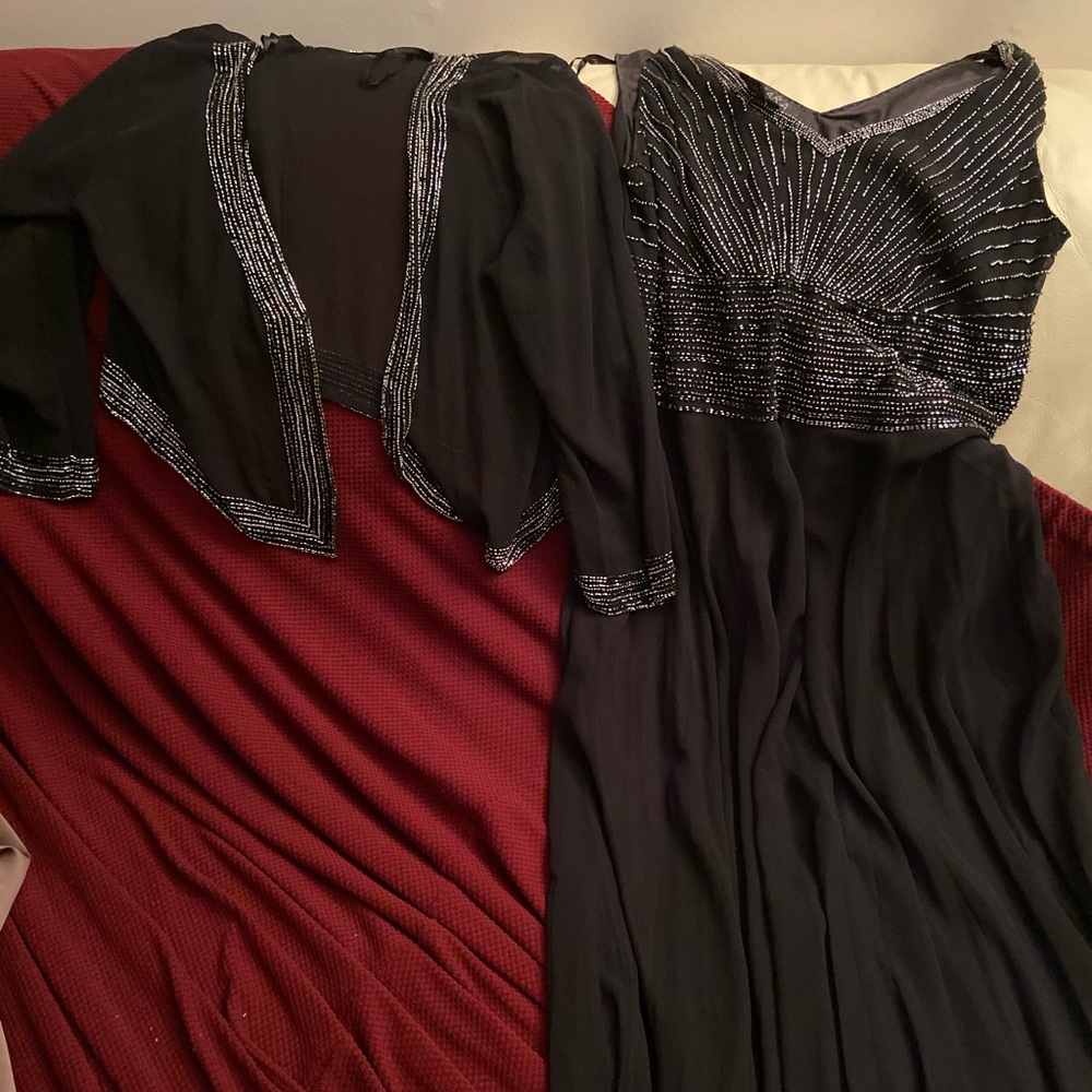 Gown and jacket